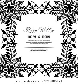 Save The Date Floral Hand Draw Vector Invitation