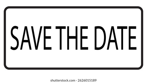  save the date grunge wacky stamp white vector illustration