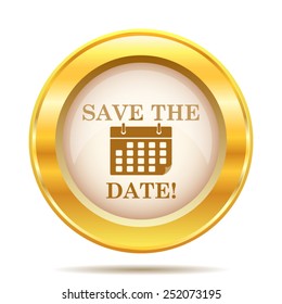 Save Date Icon Internet Button On Stock Vector (Royalty Free) 252073195 ...