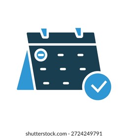 save the date icons outline and Flat Style,transparent background