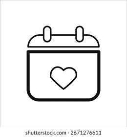 Guardar Los íconos de fecha. Vector de línea simple