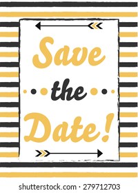 save the date, illustration in vector format