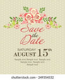 Save the date invitation