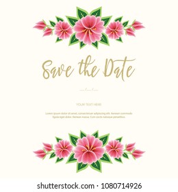 Save The Date Invitation Card