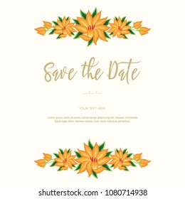 Save The Date Invitation Card