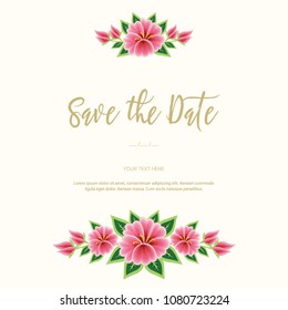 Save The Date Invitation Card
