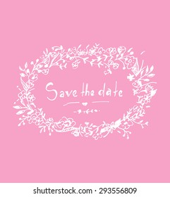 Save the date. Invitation card