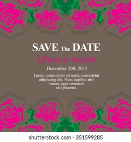 Save the Date Invitation Card