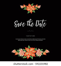 Save The Date Invitation Card