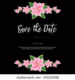Save The Date Invitation Card