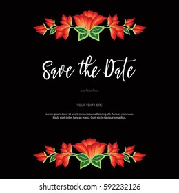 Save The Date Invitation Card