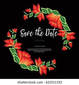 Save The Date Invitation Card