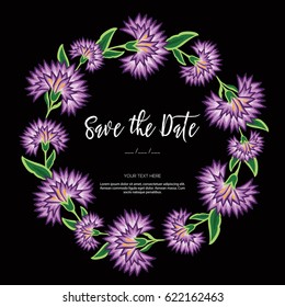 Save The Date Invitation Card - Copy Space