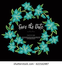 Save The Date Invitation Card - Copy Space