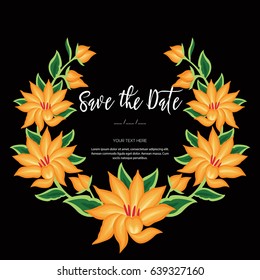 Save The Date Invitation Card - Copy Space