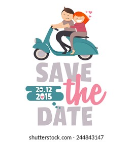 Save the Date Invitation Card Design