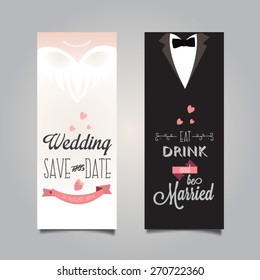 Save the Date Invitation Card Design