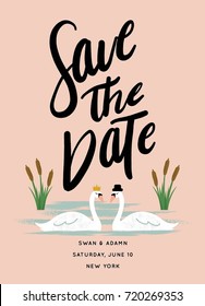Save the Date Invitation with Couple