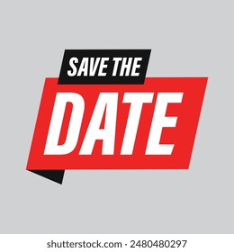 Save the Date invitation sign