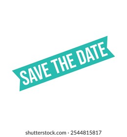 Save The Date Letter Rubber Stamp Template