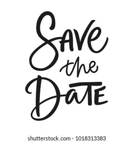 SAVE THE DATE LETTERING