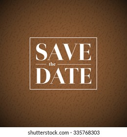 Save the date lettering