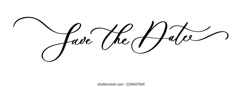 GUARDAR LA CARTA DE FECHA. CARTA DE BODA. FRASE DE TIPOGRAFÍA DE BODA