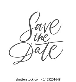 SAVE THE DATE LETTERING. WEDDING LETTERING. VECTOR HAND LETTERING. WEDDING TYPOGRAPHY