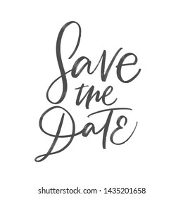 SAVE THE DATE LETTERING. WEDDING LETTERING. VECTOR HAND LETTERING. WEDDING TYPOGRAPHY