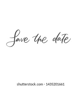 SAVE THE DATE LETTERING. WEDDING LETTERING. VECTOR HAND LETTERING. WEDDING TYPOGRAPHY