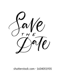 SAVE THE DATE LETTERING. WEDDING LETTERING. VECTOR HAND LETTERING. WEDDING TYPOGRAPHY PHRASE