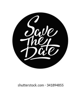 Save the date. lettering.typo