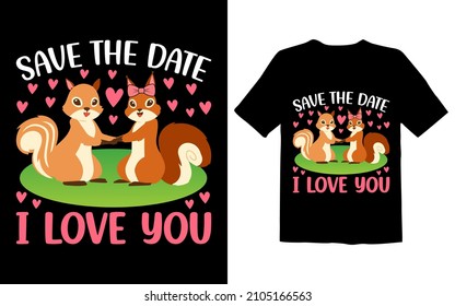 Save the Date I Love You