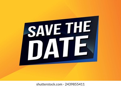 save the date poster banner graphic design icon logo sign symbol social media website coupon

