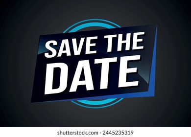 save the date poster banner graphic design icon logo sign symbol social media website coupon

