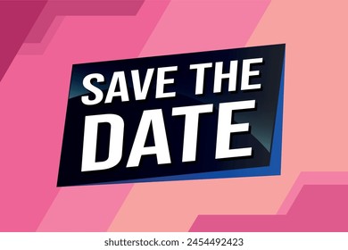 save the date poster banner graphic design icon logo sign symbol social media website coupon

