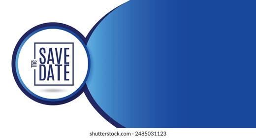 Save the date, Retro Save the date banner. colorful background Can be used for business, marketing and advertising.
