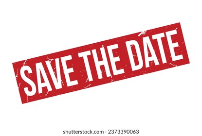 Save The Date Rubber Stamp Seal Vector