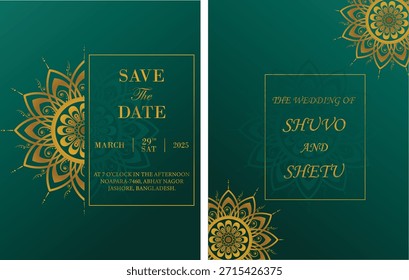 Save the date for shuvo and shetu's wedding