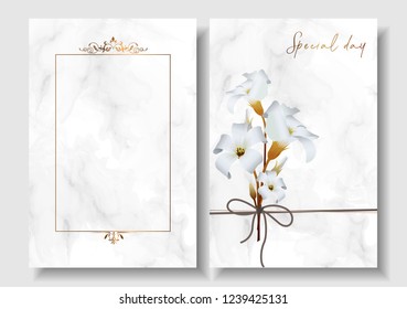 SAVE THE DATE SPECIAL WEDDING CARD WHITE FLORAL PATTERN TEXTURE, ABSTRACT MARBLE TEXTURE BACKGROUND. design element for wedding card , birthday card , special event anniversary card 