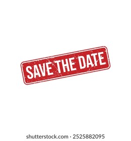 Save the Date stamp design