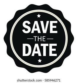 Save The Date Stamp.Sign.Seal.Logo