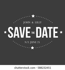 Save the Date vintage sign