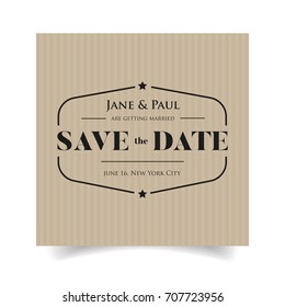 Save the Date vintage sign