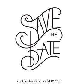 Save The Date Vintage Template