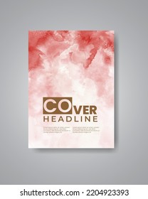 Save the date with watercolor background. Design for your invitation.