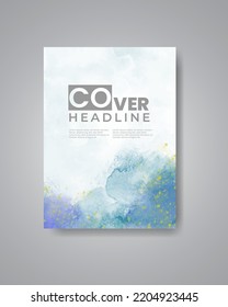 Guarda la fecha con fondo de color de agua. Diseñar para tu invitación.