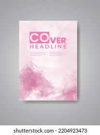 Save the date with watercolor background. Design for your invitation.
