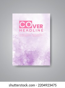 Save the date with watercolor background. Design for your invitation.
