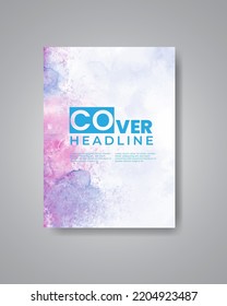 Guarda la fecha con fondo de color de agua. Diseñar para tu invitación.